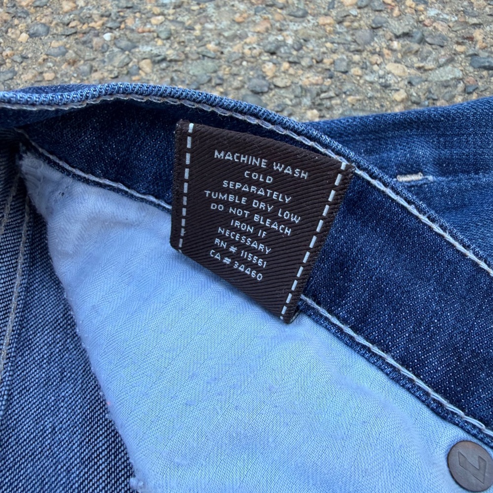 7 For All Mankind Dojo Jeans Dark Wash - Picture 5 of 10